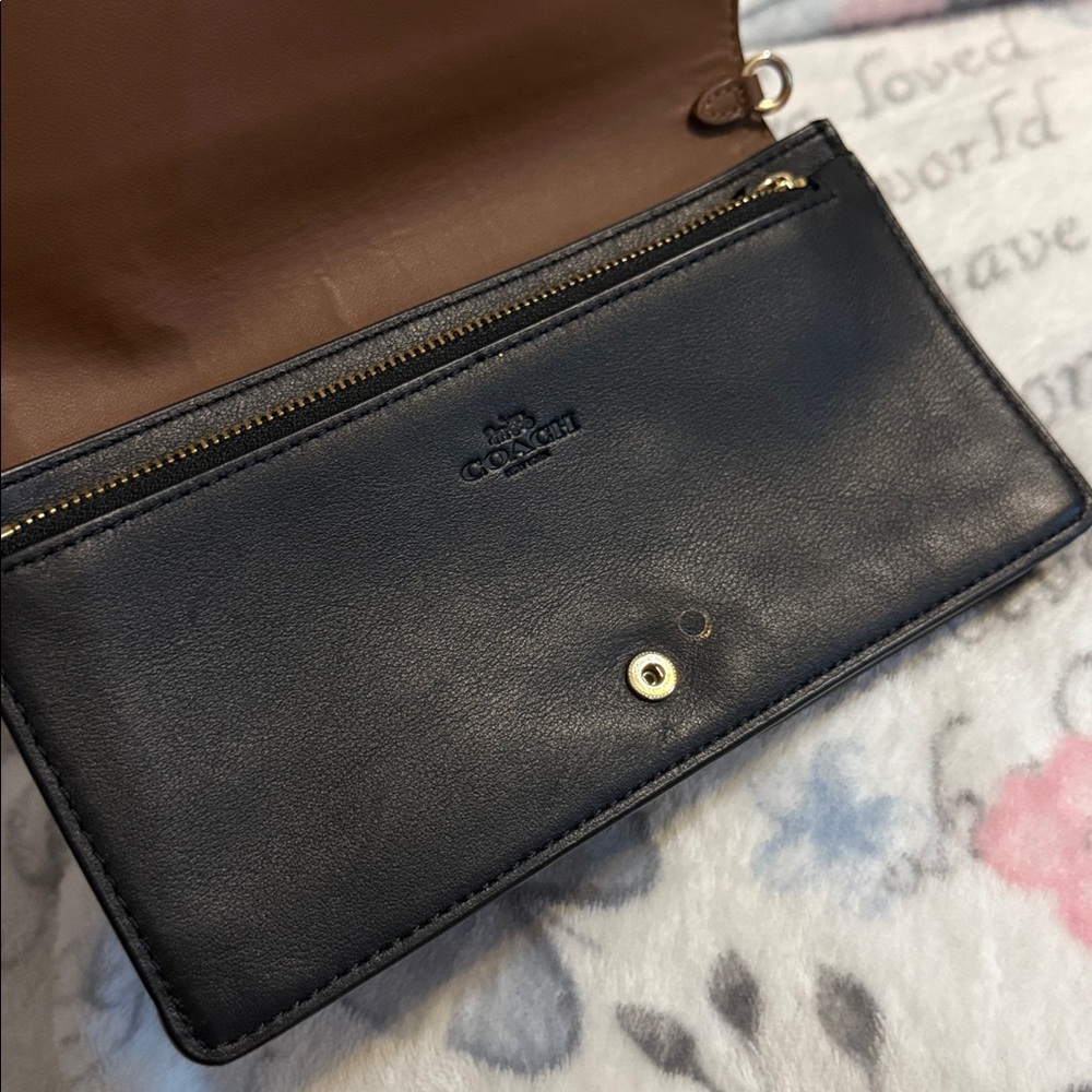 Coach Anna Foldover Clutch Crossbody Bag preowned - Picture 16 of 16